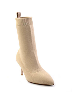 Bej Triko  Kadın Bot & Bootie K02209033082