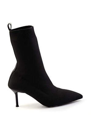 Siyah Triko  Kadın Bot & Bootie K02209033082