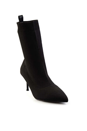 Siyah Triko  Kadın Bot & Bootie K02209033082