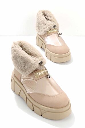 Bambi Bej Anorak  Kadın Bot & Bootie K02201220485