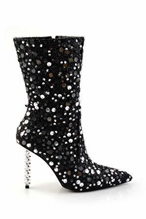 Lame Pullu  Kadın Bot & Bootie K02209034053