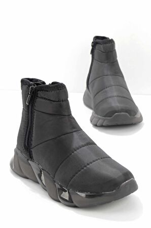 Siyah Paraşüt  Kadın Bot & Bootie K02212010567