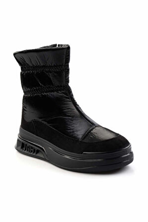 Siyah Paraşüt  Kadın Bot & Bootie K02212042667