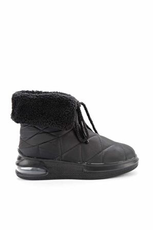 Bambi Siyah Anorak  Kadın Bot & Bootie K02212030085