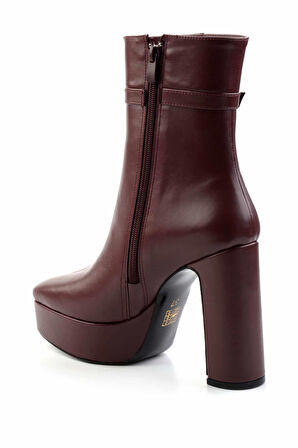 Bordo  Kadın Bot & Bootie K02227176009