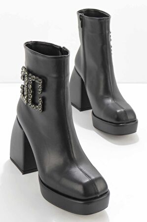Bambi Siyah  Kadın Bot & Bootie K02226100509