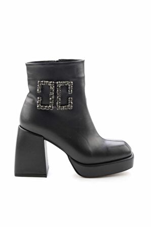 Bambi Siyah  Kadın Bot & Bootie K02226100509