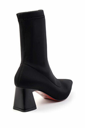 Siyah Streç  Kadın Bot & Bootie K02231420217