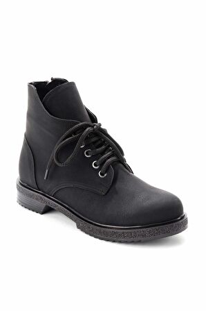 Bambi Siyah Nubuk  Kadın Bot & Bootie K02250058001