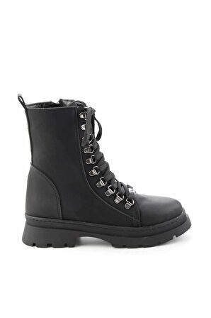 Bambi Siyah Nubuk  Kadın Bot & Bootie K02254283101