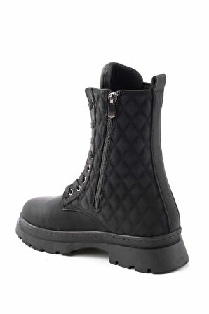 Bambi Siyah Nubuk  Kadın Bot & Bootie K02254283201