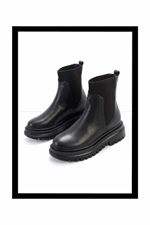 Siyah  Kadın Bot & Bootie K02397068209
