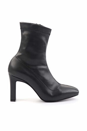 Siyah Streç  Kadın Bot & Bootie K02397068317