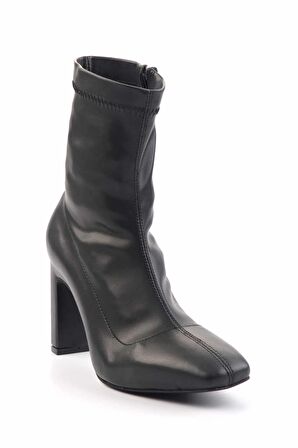 Siyah Streç  Kadın Bot & Bootie K02397068317