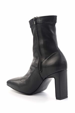 Siyah Streç  Kadın Bot & Bootie K02397068317