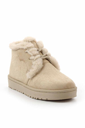 Bej Süet  Kadın Bot & Bootie K02393100002