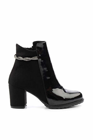 Siyah Siyah Süet  Kadın Bot & Bootie K02404016508