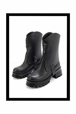 Siyah  Kadın Bot & Bootie K02411160109