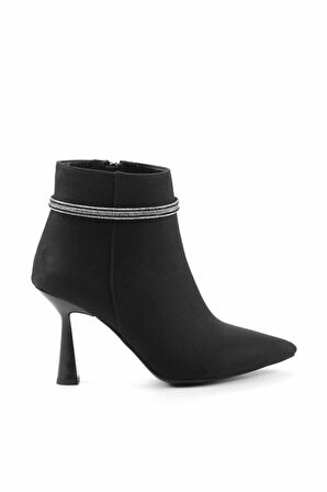 Siyah Süet  Kadın Bot & Bootie K02428308002