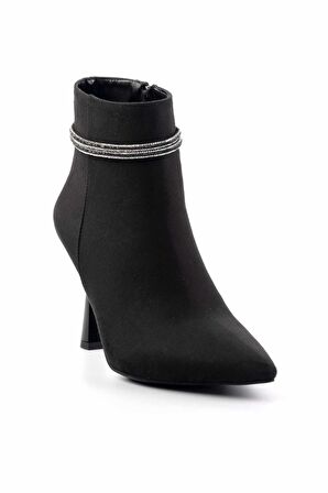 Siyah Süet  Kadın Bot & Bootie K02428308002