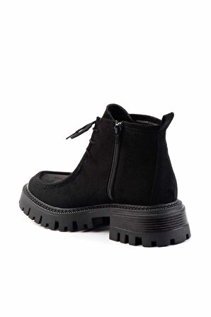 Siyah Süet  Kadın Bot & Bootie K02429156102