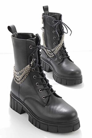 Bambi Siyah  Kadın Bot & Bootie K02526091609