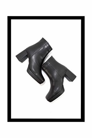 Siyah  Kadın Bot & Bootie K02527302309