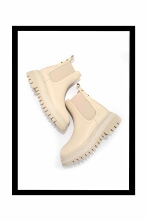 Bej  Kadın Bot & Bootie K02538560409
