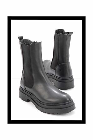 Siyah  Kadın Bot & Bootie K02538560909