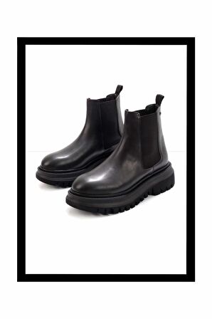 Siyah  Kadın Bot & Bootie K02538561809