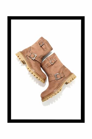 Vizon Süet  Kadın Bot & Bootie K02538561202