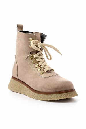 Bej Süet  Kadın Bot & Bootie K02538561502