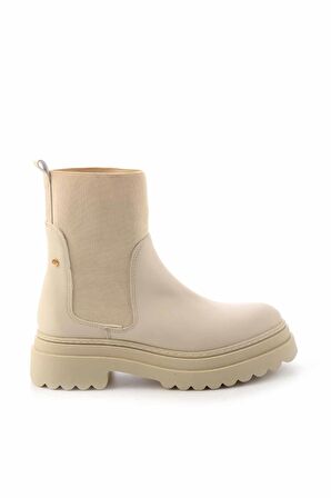 Bambi Mat Bej  Kadın Bot & Bootie K02538280009