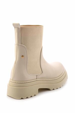 Bambi Mat Bej  Kadın Bot & Bootie K02538280009