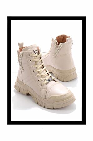 Bej  Kadın Bot & Bootie K02566007809