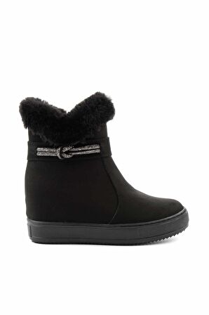 Siyah Süet  Kadın Bot & Bootie K02566044002