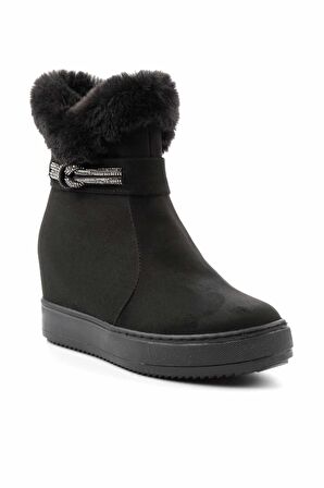 Siyah Süet  Kadın Bot & Bootie K02566044002