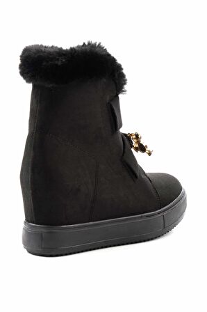 Siyah Süet  Kadın Bot & Bootie K02566415002