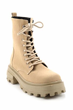 Bambi Bej Nubuk  Kadın Bot & Bootie K02566071001