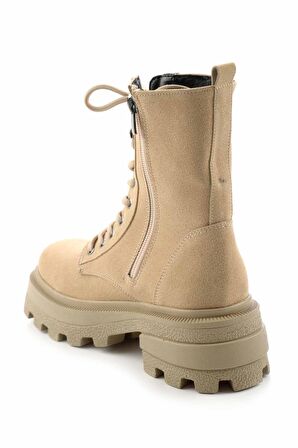 Bambi Bej Nubuk  Kadın Bot & Bootie K02566071001