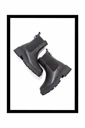 Siyah  Kadın Bot & Bootie K02586228209