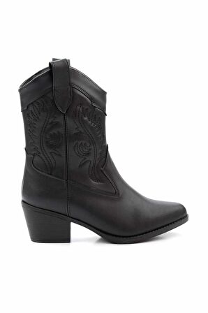 Siyah  Kadın Bot & Bootie K02586888809