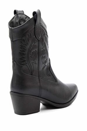 Siyah  Kadın Bot & Bootie K02586888809