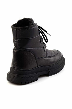 Mat Siyah Anorak  Kadın Bot & Bootie K02586231285