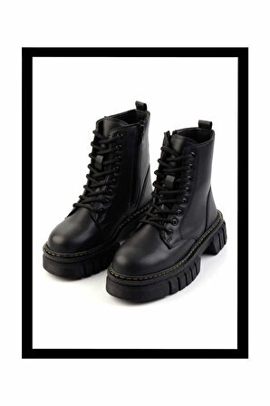 Siyah  Kadın Bot & Bootie K02590030909