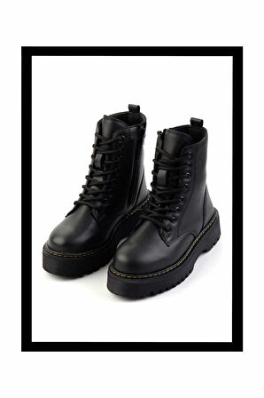 Siyah  Kadın Bot & Bootie K02590031209
