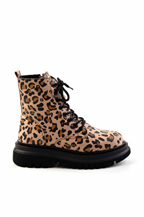 Leopar Süet  Kadın Bot & Bootie K02590030602