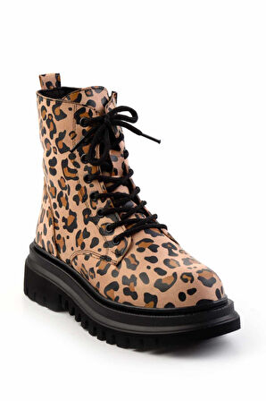 Leopar Süet  Kadın Bot & Bootie K02590030602