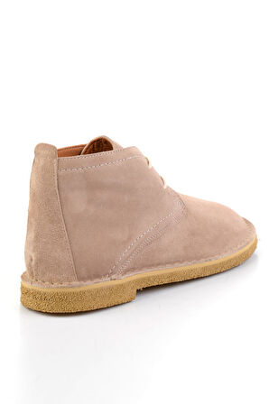 Bej Hakiki Deri Kadın Bot & Bootie K02608203302