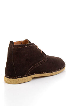 Kahve Hakiki Deri Kadın Bot & Bootie K02608203302